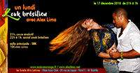 visuel du Lundi zouk brésilien du 17 décembre 2018