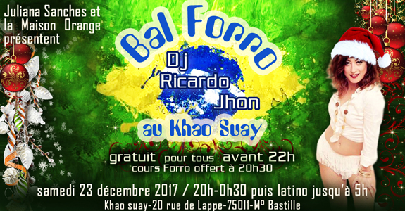flyer bals latino à Paris Belleville, place Fréhel, 2017
