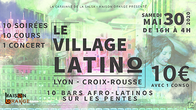 visuel village latino de Lyon du 30 mai 2020