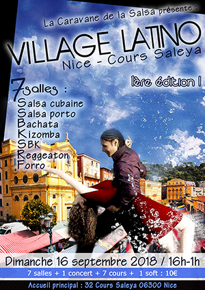 visuel village latino de Nice du 16 septembre 2018