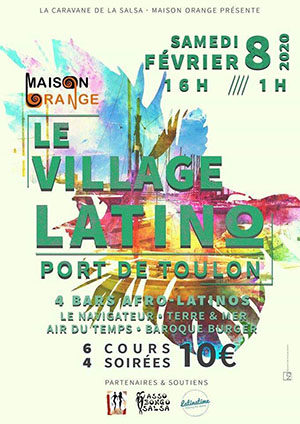 visuel village latino de Toulon, vieux port du Samedi 30 mars 2019